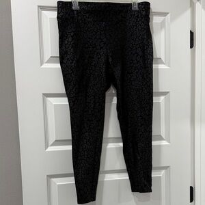 Black Patterned Leggings